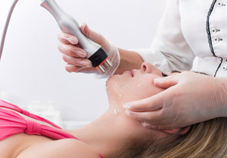 co2 laser on chin area