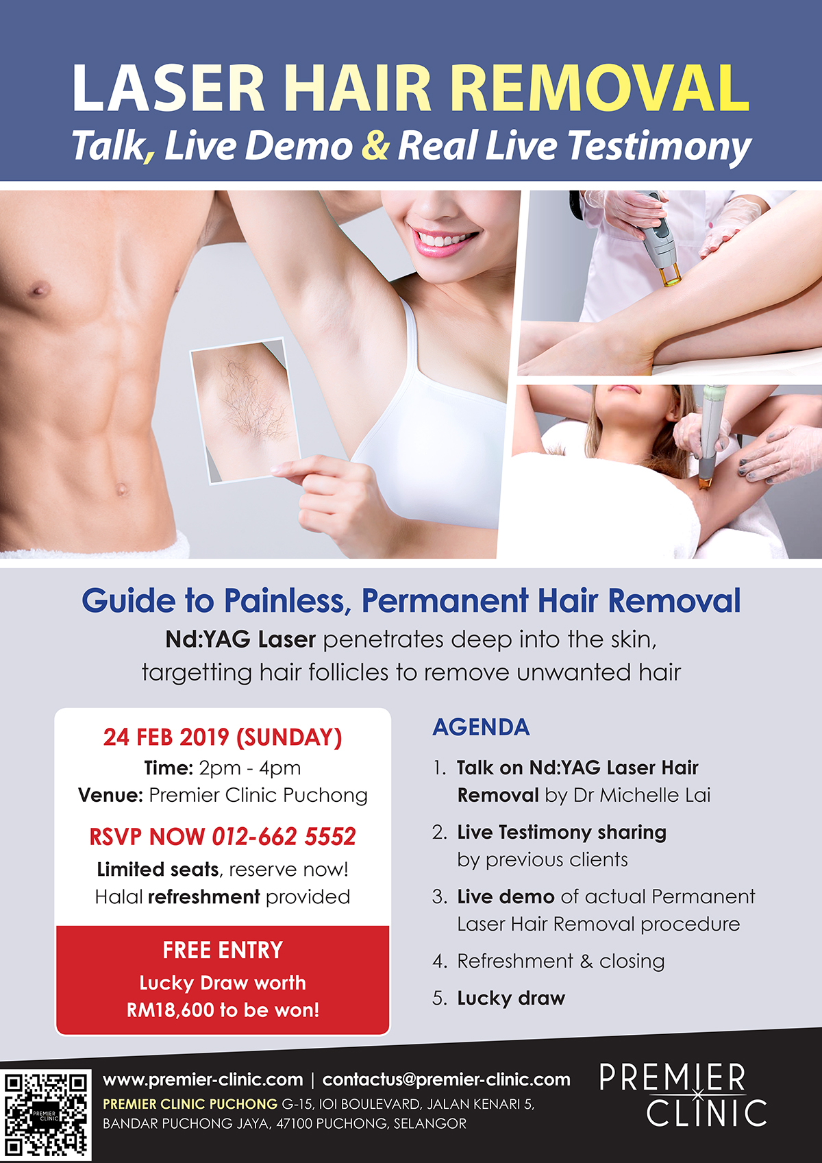Laser Hair Removal Puchong Event Premier Clinic