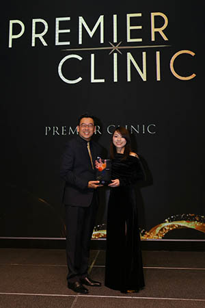 Dr. Tarina At The 2023 Merz Aesthetic Golden Record Award