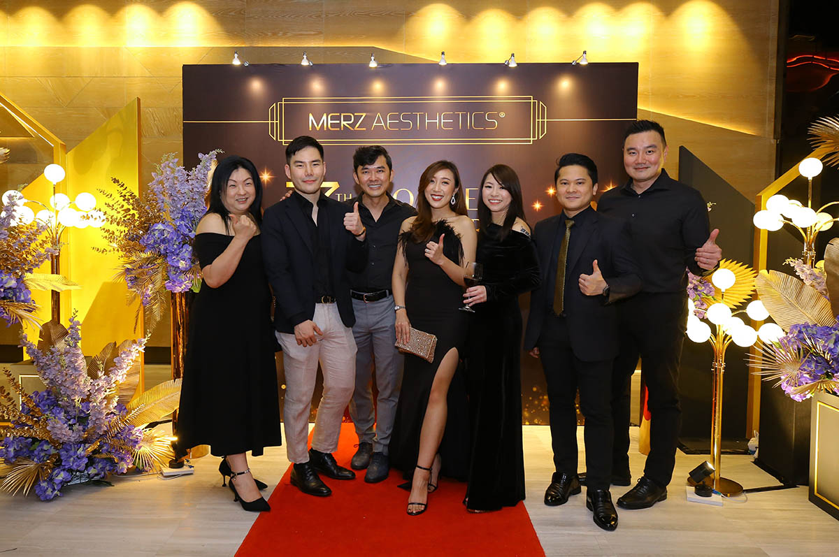 Premier Clinic doctors At The 2023 Merz Aesthetic Golden Record Award